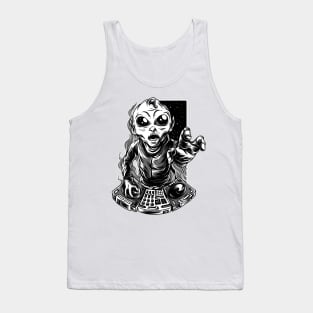 DJ Monster from outer space Tank Top